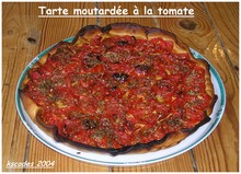 Tarte tomate moutarde